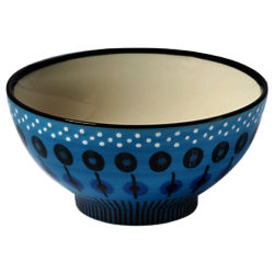 west elm Potter's Workshop Dash Bowl, Blue